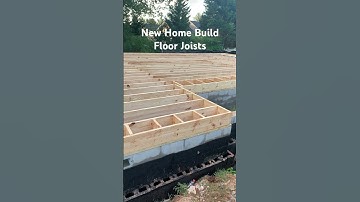 New Home Build - Floor Joists #homebuild #construction #dancefloor