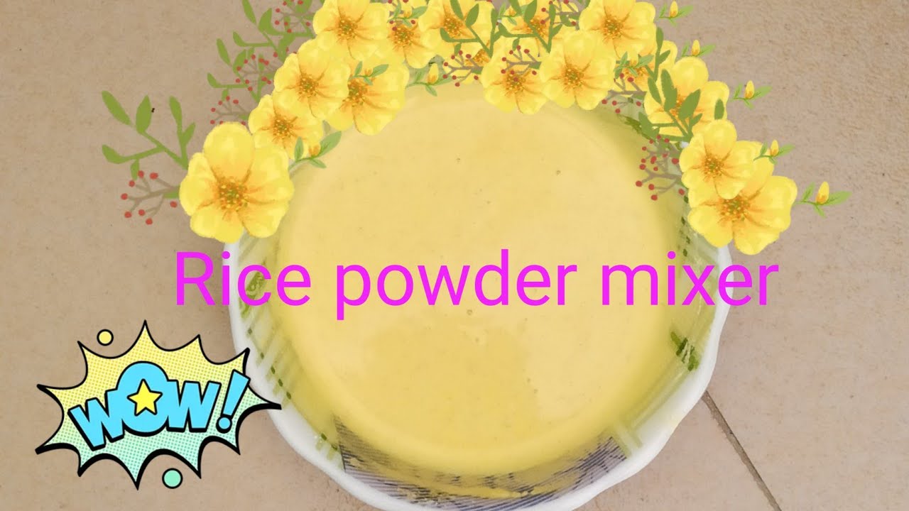 Easy way to make rice powder face pack , 🤗only 3 ingredients needed to