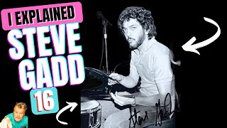 HIS MOST USED DRUM FILL ►  I Explained STEVE GADD #16 ►TUTORIAL  ►► 2022