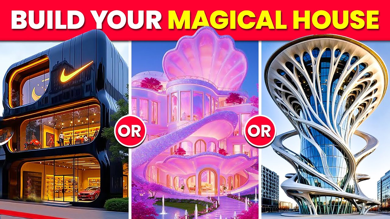 Would You Rather - Build Your MAGICAL Luxury House 🏡🌊🎢🤑
