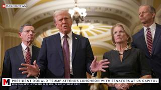 🇺🇸 President Trump Pushes Save America Act to Senators on Capitol Hill [LIVE]