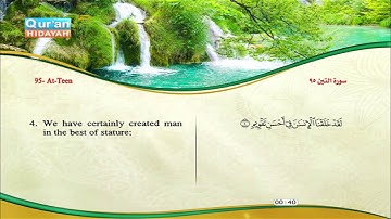 095 | Surat At-Tin | Meshary Rashied Al-Afasy | سورة التين | مشاري راشد العفاسي
