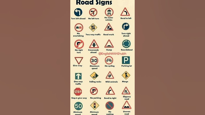Understanding Traffic Signs in English: A Beginner's Guide|Essential Vocabulary for English Learners