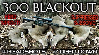 7 Deer Down 300 Blackout Subsonic Suppressed