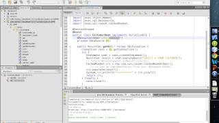 JSF database access thru resource injection - demo 1