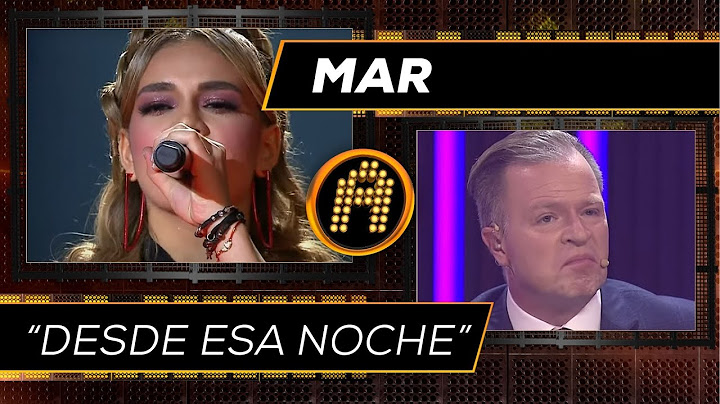 Mar se lució con su interpretación de "Desde esa noche" | La Academia 2024