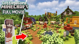 I built an entire cottagecore world in Minecraft Survival! 🌷🌹 | FULL MINECRAFT MOVIE screenshot 3