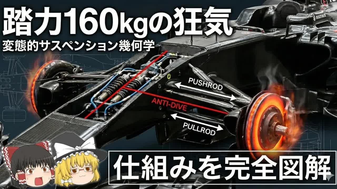 【ゆっくり解説】時速300kmの狂気…F1マシンの異次元エンジニアリングを徹底解説