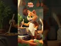 Happy Cat Harvesting Carrots in the Garden 🐱 #funny #animasulucu #funnyanimals #cat #animation #cute