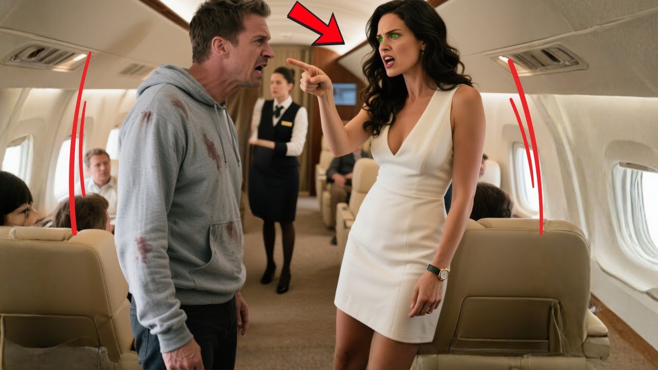 PUZZI DI POVERO!” La Donna in Prima Classe Umilia il Passeggero, ma nell’Emergenza rivela chi è