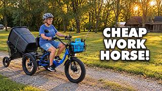 Getting work done with the Narrak N6 - The cheapest E-trike?