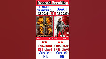 Jaat Vs Kesari Chapter 2 Box Office Collection | Jaat 45th day collection #shorts