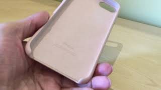 Sand Pink & Black Apple Official Silicone Case For Iphone 78 & 2020 Se