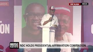 NDC Holds Presidential Affirmation Convention 