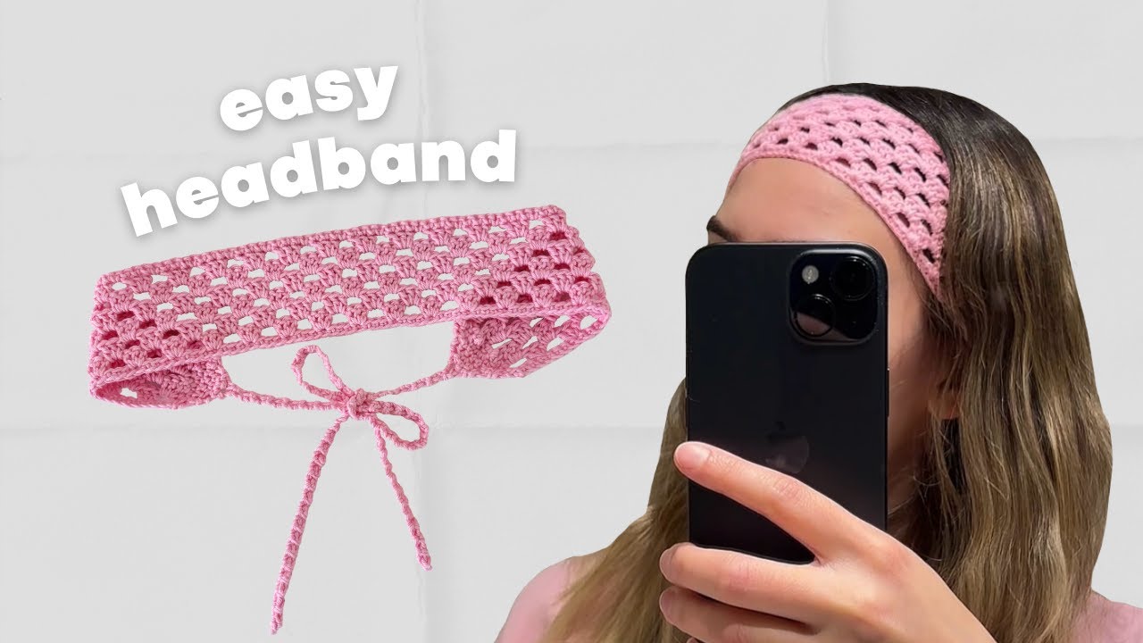 Простой мастер-класс по вязанию крючком повязки на голову | для начинающих - пошаговая инструкция