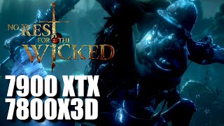 No Rest for the Wicked - BEST QUALITY Setting - 7800X3D 7900XTX - 3840x2160