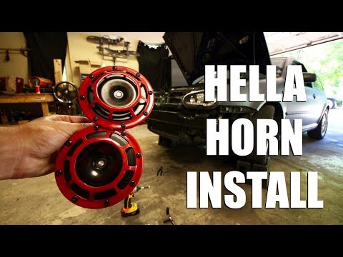 How to Install Aftermarket Hella Horns