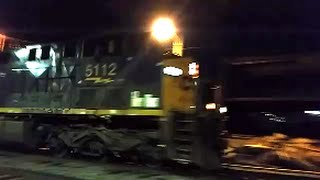 [CSX]5112 CW44AH Leads Q034-24 Through Fay NC With A Nice 2ND Gen K5LA @ Track Speed
