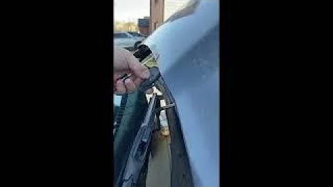 5th Gen Ram 2500 Wiper Fluid Nozzel Removal