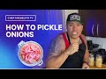How to pickle onions. Homemade recipe.
