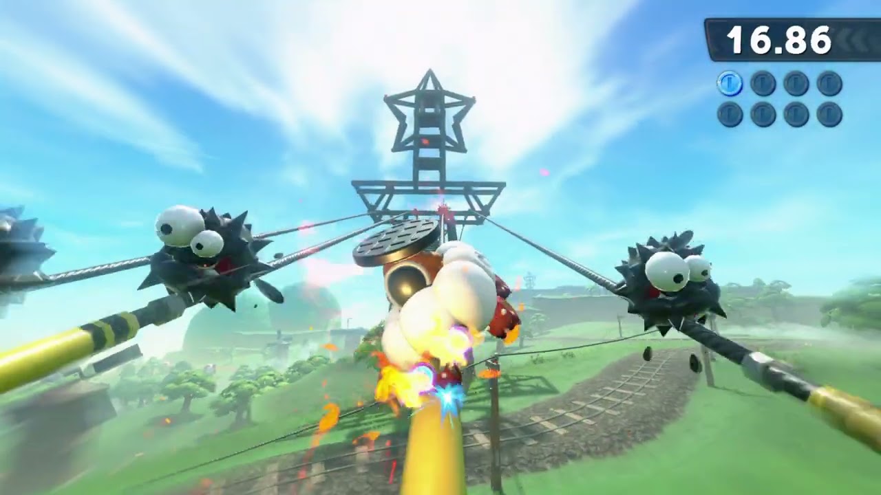 Mario Kart World Missionen - Hüpfe von Kabel zu Kabel und sammle die Münzen!