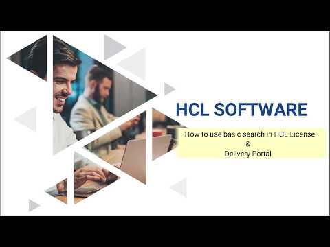 How to use basic search in HCL License & Delivery Portal