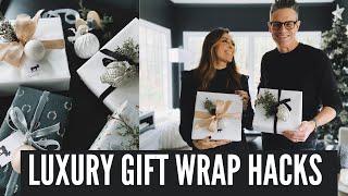 Luxury Gift Wrap Hacks on A BUDGET