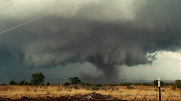 Lockett Texas Tornado Damage and Tornado B-Roll Paducah and Crowell, Texas - 5/4/2022