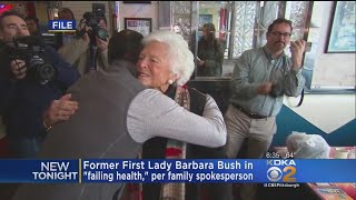 Spokesman: Former First Lady Barbara Bush In Failing Health