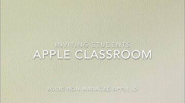 Add Students to Apple Classroom - Teacher Mac and Student Mac