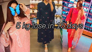 How to lose 5 kg in 15 days | Diet plan for weight lose