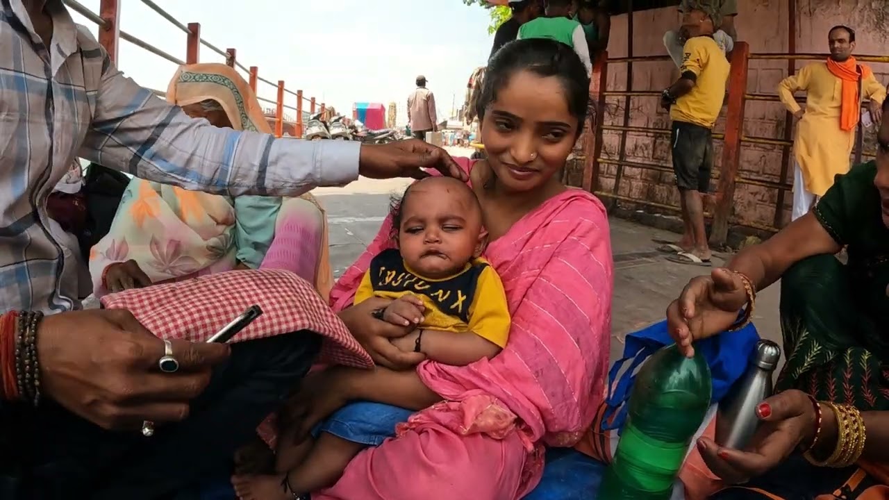 कोई तो बचा लो इस आफत से ।। मुंडन #हरिद्वार# Baby boy Mundan #बच्चे का मुंडन #haridwar #mundan #cute