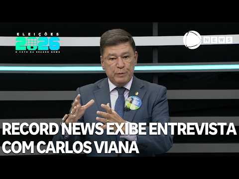 2026 Elections: Record News airs interview with Carlos Viana (PSD/MG)
