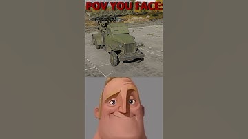 POV YOU FACE #4/WAR THUNDER #shorts    #warthunder    #warthundershorts   #tanks  #gamin    #gaijin