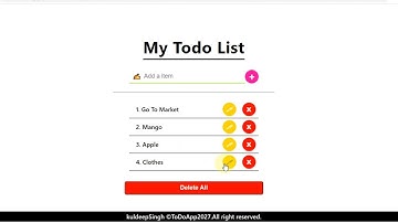 React projects for beginners:Responsive todo app using html css and react.js ⬇️source code⬇️
