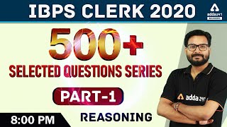 IBPS CLERK PRE 2020 | Reasoning | 500+ Selected Questions Series (Part -1) screenshot 2
