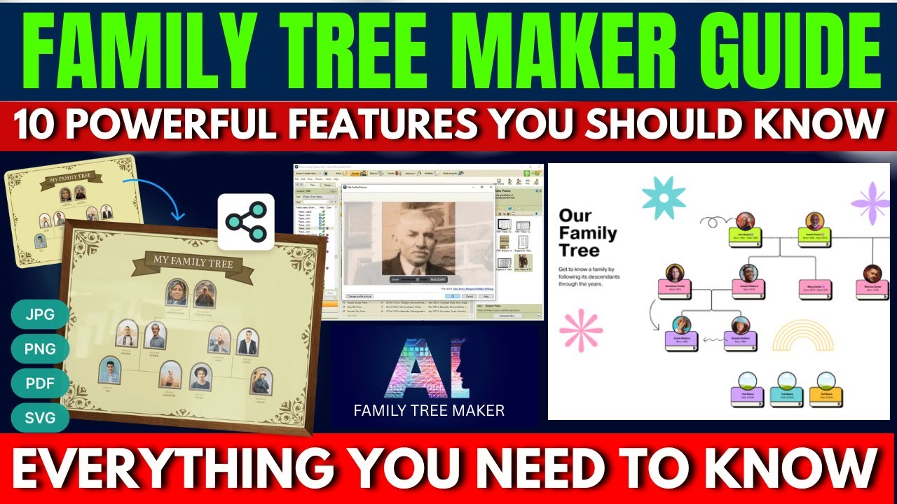 Family Tree Maker Guide | 10 Powerful Features You Should Know - YouTube