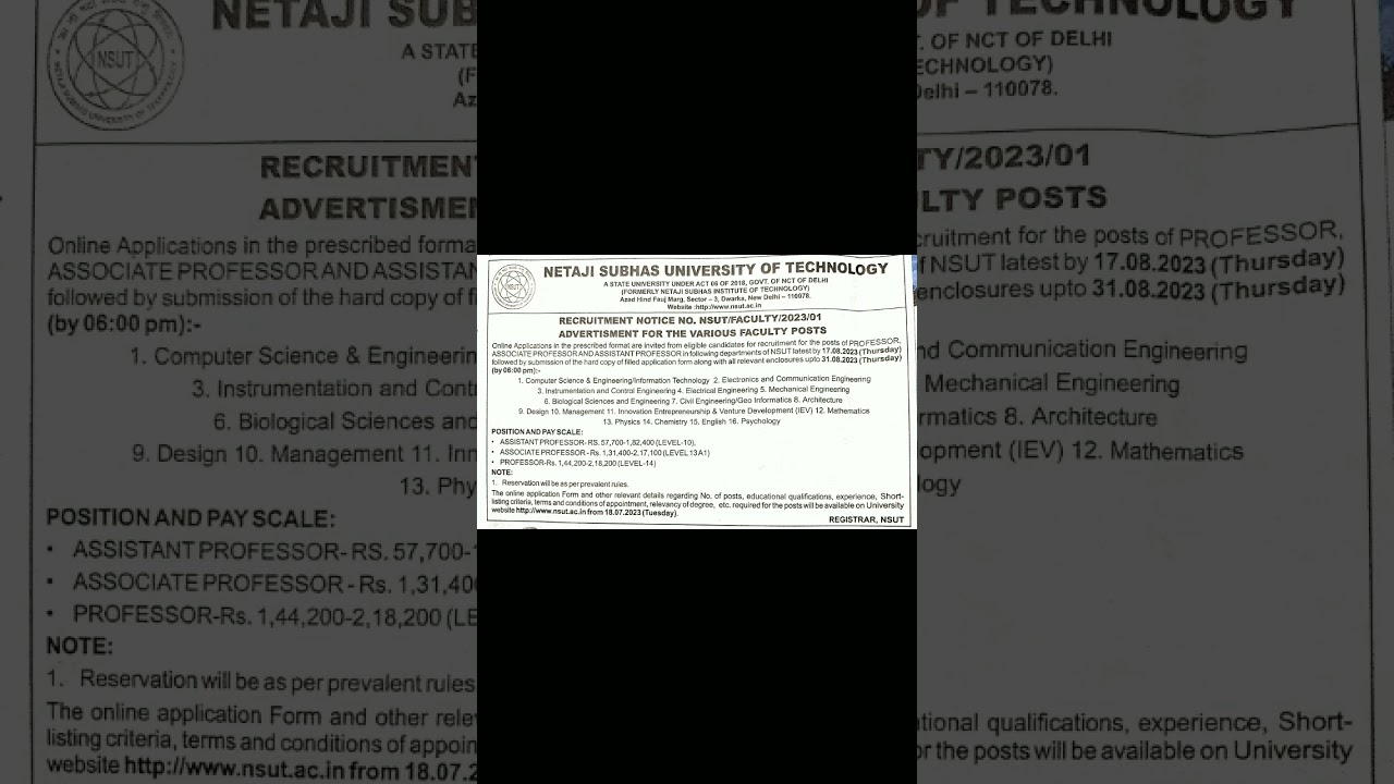 New VACANCY IS OUT GO AND APPLY 