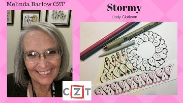 Tangle  Art Lesson Stormy Tangle Pattern #319