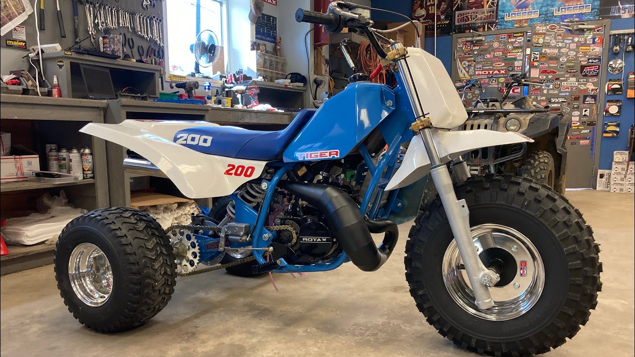 ロッド SMITH - BATTLEAX TIGER Tiger 200 Three Wheeler Basket case build. Extremely Rare