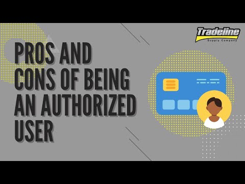 Pros and Cons of Being a Credit Card Authorized User