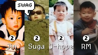 BTS Hyung Line From 0 to 28 Years Old | BTS Transformation | NAMJINSOPE