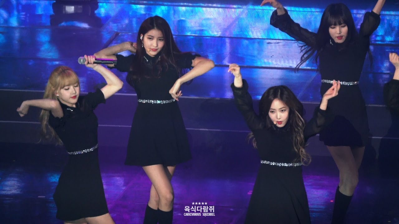 170222 가온차트 K POP 어워드 여자친구 너그리고나 + 시간을달려서 소원 가로 4K 직캠 by 육식다람쥐