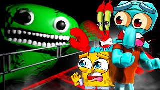 SpongeBob Plays Garten Of BanBan in ROBLOX! (EXTRA SCARY EDITION!)