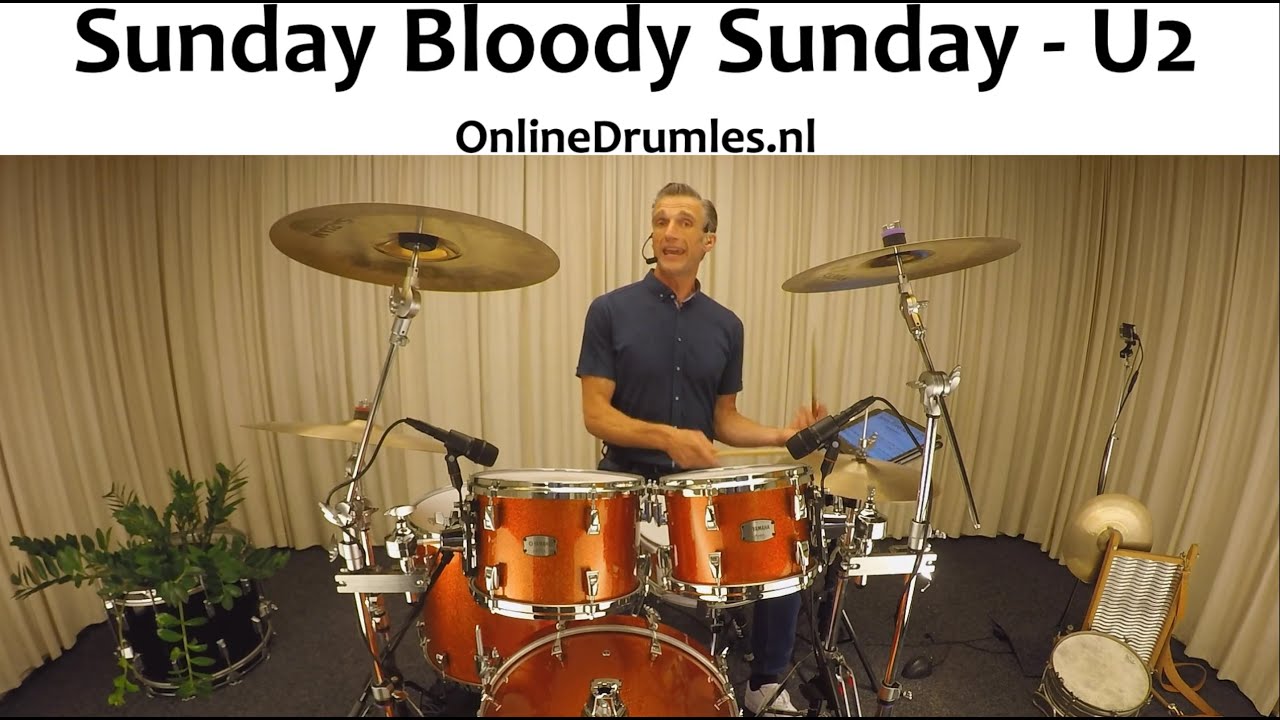 Meedrummen met Sunday Bloody Sunday – U2 – Online Drumles