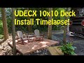 UDECX 10x10 Timelapse Install at "The Bott-Lott"