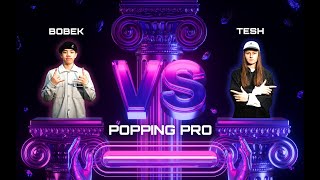 Bobek Vs Tesh 18 Popping Pro Dance Battle On Back To The Future Battle 2024