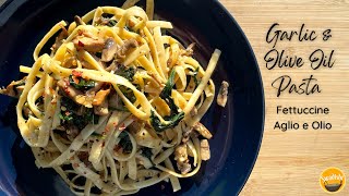 Garlic & Olive Oil Pasta | Fettuccine Aglio e Olio | One Pot Pasta Recipe | Quick and Easy Dinner screenshot 5