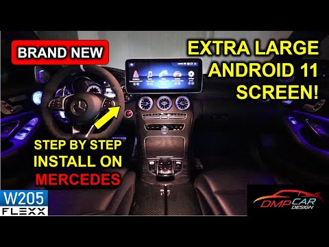Install and review of Largest 12.3" Android Screen on 2015+ Mercedes C-Class (W205)
