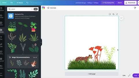Canva - Duplicating and flipping elements